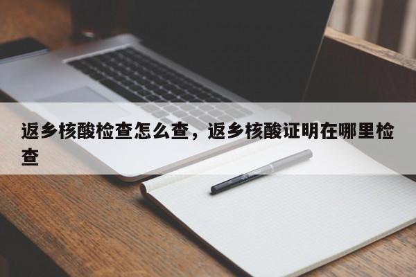 返乡核酸检查怎么查，返乡核酸证明在哪里检查
