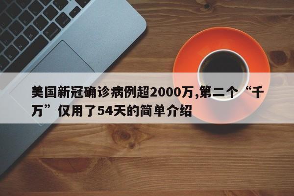 美国新冠确诊病例超2000万,第二个“千万”仅用了54天的简单介绍